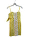 Lilly Pulitzer Size 00 Yellow & White Cotton Blend Sleeveless Back Zip Dress Yellow & White / 00
