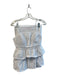 Lily Pulitzer Size 0 White Cotton Cropped Eyelet Lined Skirt Set White / 0