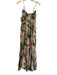 Reformation Size 2 Green & Pink Viscose Sleeveless Floral Maxi Dress Green & Pink / 2