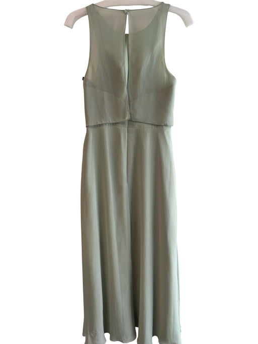 Azazie Size Est L Mint Green No Fabric Tag Halter Neck Sleeveless Gown Mint Green / Est L