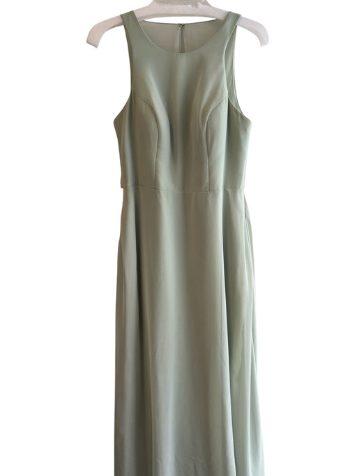 Azazie Size Est L Mint Green No Fabric Tag Halter Neck Sleeveless Gown Mint Green / Est L