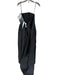 After Six Size 10 Black Polyester Strapless Boning Cape Gown Black / 10