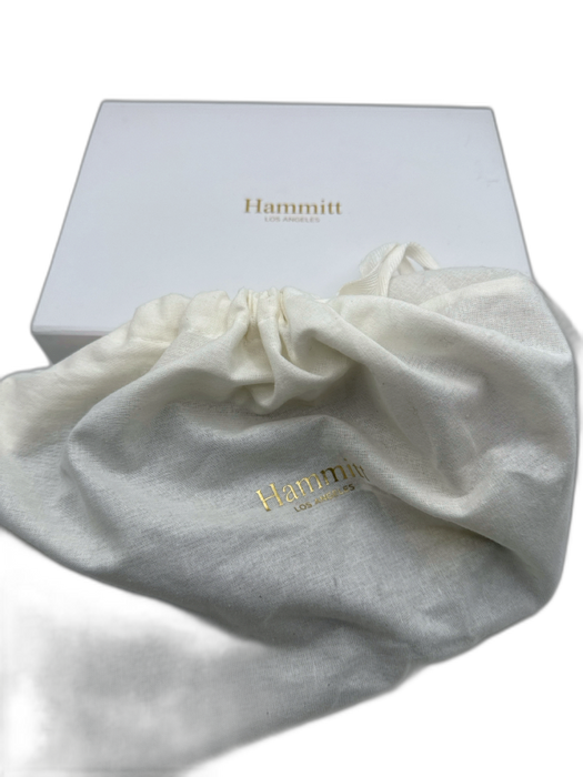 Hammitt Black, Gold, Red Leather Zip Close Gold Hardware Strap Bag Black, Gold, Red / S