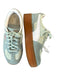 Puma Shoe Size 8.5 Teal Sable Platform Suede Detail Lace Up Sneakers Teal / 8.5