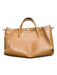 Mark & Graham Mustard Leather Top Handles Structured Tote Bag Mustard / L