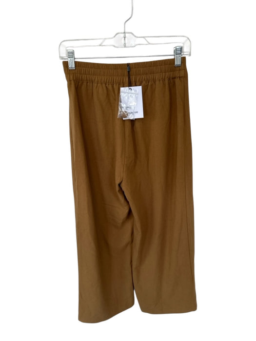 Suncoo Size S Camel Polyester Blend High Waist Wide Leg Pants Camel / S