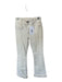 Frame Size 26 Cream Cotton Blend High Waist Stitching Flare Jeans Cream / 26