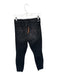 Mother Size 27 Black Cotton Blend High Waist Straight Leg Raw Hem Jeans Black / 27