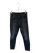 Mother Size 27 Black Cotton Blend High Waist Straight Leg Raw Hem Jeans Black / 27