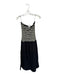 Mango Size XS Black & Cream Cotton Blend Crochet Strapless Maxi Dress Black & Cream / XS