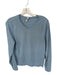 Athleta Size M Slate Blue Nylon Blend Long Sleeve Perforated Athletic Top Slate Blue / M