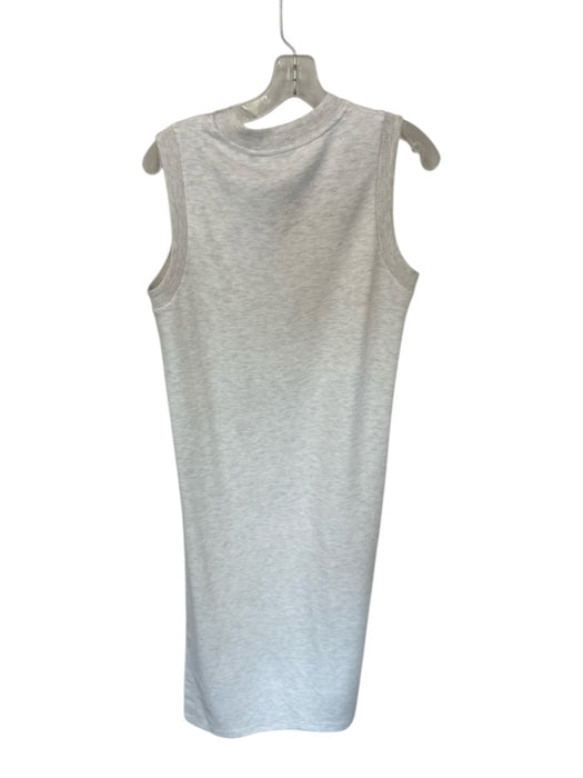 Varley Size XS Light Gray Viscose Blend Sleeveless Heathered Maxi Athletic Dress Light Gray / XS