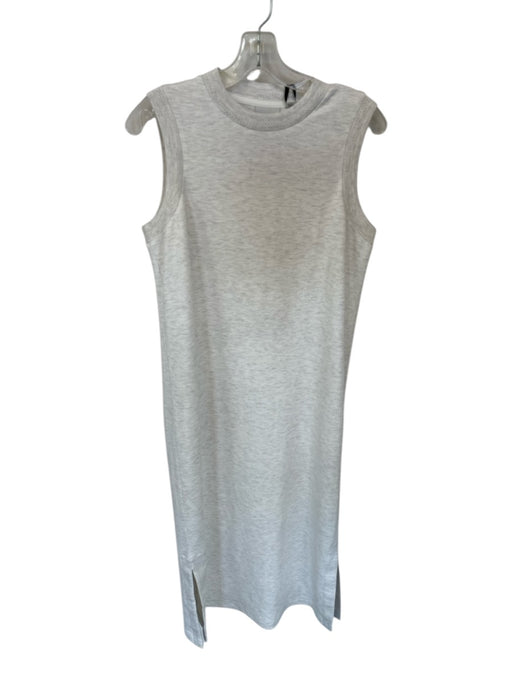 Varley Size XS Light Gray Viscose Blend Sleeveless Heathered Maxi Athletic Dress Light Gray / XS