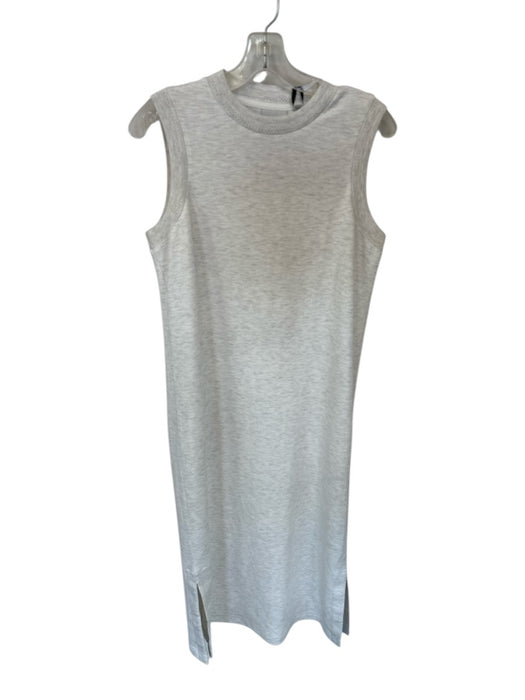 Varley Size XS Light Gray Viscose Blend Sleeveless Heathered Maxi Athletic Dress Light Gray / XS