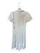 Brochu Walker Size XS Ivory Cotton Short Balloon Sleeve Collar Button Down Dress Ivory / XS