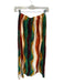 Willa Story Size XS Green & Rust Polyester Elastic Waist Swirls Maxi Skirt Green & Rust / XS