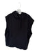 Athleta Size M Black Cotton Blend Sleeveless kangaroo Pocket Athletic Hoodie Black / M