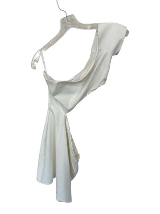 Lovers + Friends Size S White Polyester One Sleeve Cut Out Sides Dress White / S