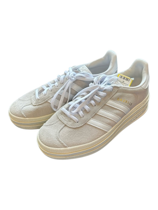 Adidas Shoe Size 7.5 Gray & White Suede Platform Athletic Sneakers Gray & White / 7.5