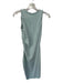 IRO Size M Sage green Cotton Blend Sleeveless Gathered Side Maxi slit Dress Sage green / M
