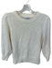 Evereve Size S Ivory Organic Cotton & Linen Long Sleeve Knit Sweater Ivory / S