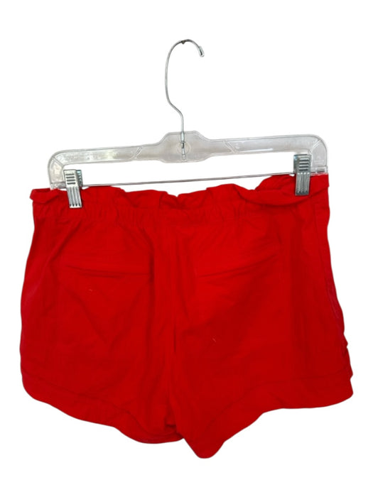 Athleta Size 4 Tomato Nylon Drawstring Front Pockets Athletic Shorts Tomato / 4