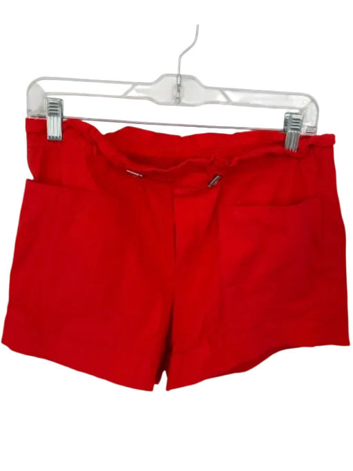 Athleta Size 4 Tomato Nylon Drawstring Front Pockets Athletic Shorts Tomato / 4