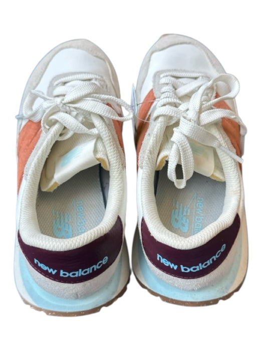 New Balance Shoe Size 8 Taupe & Rust Print Suede & Canvas Athletic Sneakers Taupe & Rust Print / 8
