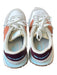 New Balance Shoe Size 8 Taupe & Rust Print Suede & Canvas Athletic Sneakers Taupe & Rust Print / 8