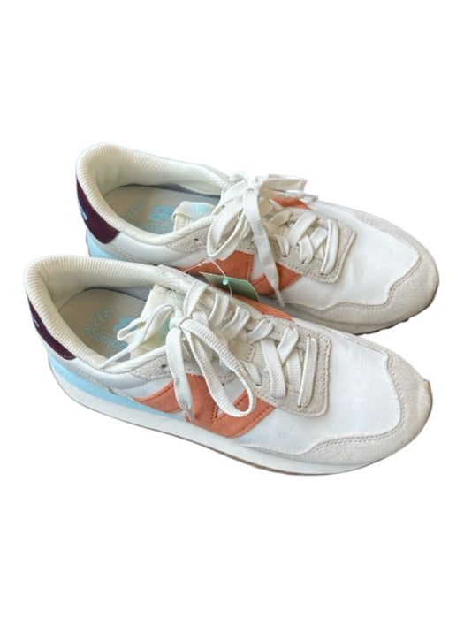 New Balance Shoe Size 8 Taupe & Rust Print Suede & Canvas Athletic Sneakers Taupe & Rust Print / 8