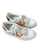 New Balance Shoe Size 8 Taupe & Rust Print Suede & Canvas Athletic Sneakers Taupe & Rust Print / 8