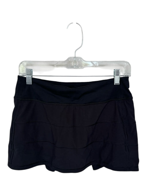 Lululemon Size 6 Black Recycled Polyester Blend Waist Band Athletic Skort Black / 6