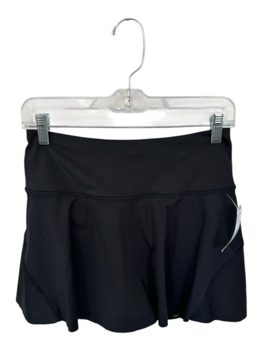 Athleta Size S Black Polyester Waist Band Athletic Skort Black / S