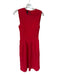 Mango Size S Red Modal Blend Sleeveless smocked Maxi Dress Red / S