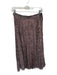 Farm Rio Size S Tan & black Polyester Side Zip Animal Print Maxi Skirt Tan & black / S