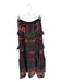 Farm Rio Size S Black & Multi Side Zip Botanical Tiered Maxi Skirt Black & Multi / S