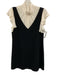 Cinq a Sept Size 0 Black & White Triacetate Blend Cap Ruffle Sleeve V Neck Dress Black & White / 0