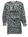 Derek Lam 10 Crosby Size 2 Blue, Green, White Cotton Blend Long Sleeve Dress Blue, Green, White / 2