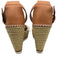 See By Chloe Shoe Size 36 beige, tan, white Leather Upper Canvas Fringe Wedges beige, tan, white / 36