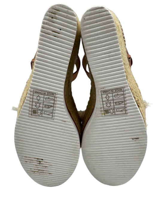 See By Chloe Shoe Size 36 beige, tan, white Leather Upper Canvas Fringe Wedges beige, tan, white / 36