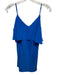 Diane Von Furstenberg Size P Blue Silk Tank Tiered Top Blue / P