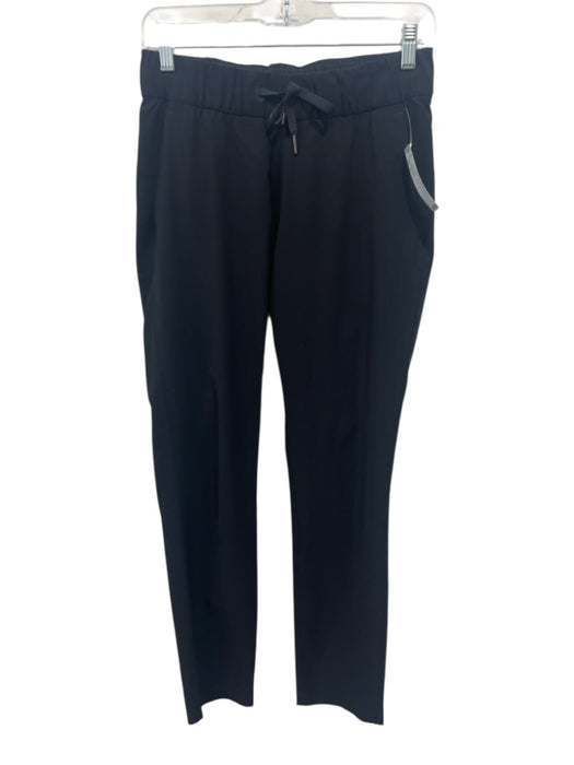 Lululemon Size 4 Blue Nylon Athletic Drawstring Leggings Blue / 4
