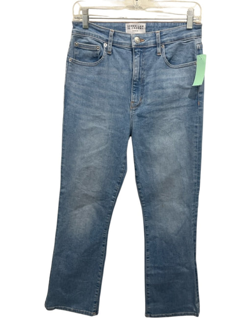 Derek Lam 10 Crosby Size 29 Light Wash Cotton Zip Fly Flare Hem Zip Fly Jeans Light Wash / 29