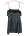 Ramy Brook Size 4 Black & Silver Polyester Back Zip Sleeveless Sparkle Dress Black & Silver / 4