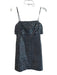 Ramy Brook Size 4 Black & Silver Polyester Back Zip Sleeveless Sparkle Dress Black & Silver / 4