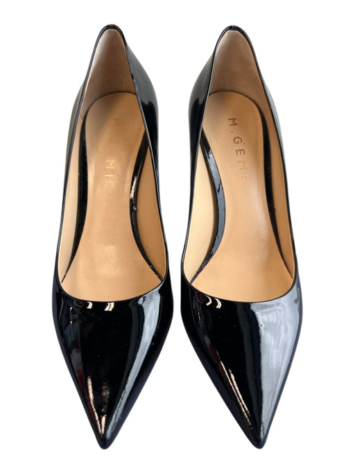 M. Gemi Shoe Size 35.5 Black Patent Leather Pointed Toe Pump High Heel Shoes Black / 35.5