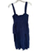 WeWoreWhat Size 6 Navy Viscose Straps Back Zip corset Maxi Dress Navy / 6