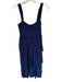 WeWoreWhat Size 6 Navy Viscose Straps Back Zip corset Maxi Dress Navy / 6
