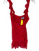 runaway Size XS Fire Engine Red Polyester ruffles Ruffle Straps Lined Dress Fire Engine Red / XS
