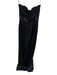 Revolve Size XS Black Polyester Sequined Strapless Side Slit Cutout Detail Gown Black / XS